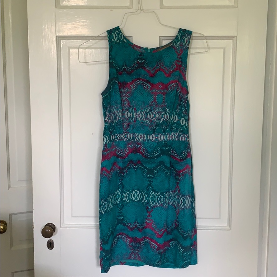 Charlie Jade Snakeskin Print Dress